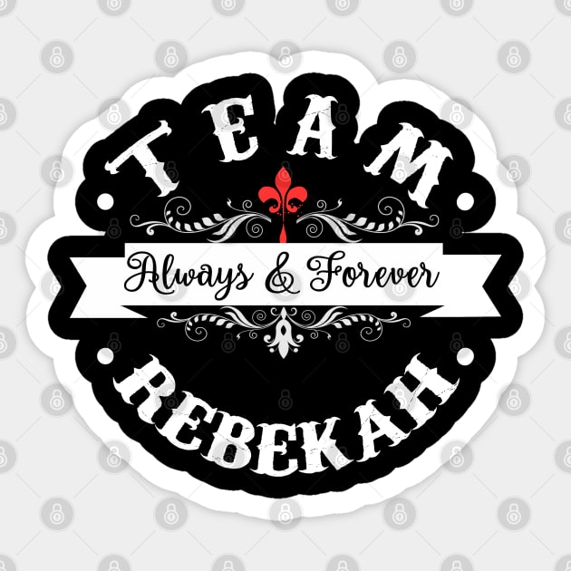 Team Rebekah Sticker by KsuAnn